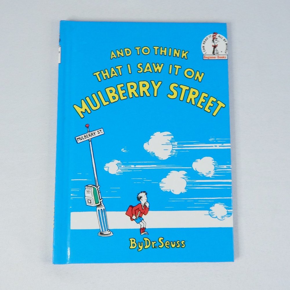 And To Think That I Saw It On Mulberry Street Book Club Edition 1964 Dr. Seuss